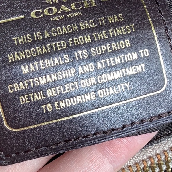 Coach H1677-F56853 Madison Gold Metallic Pebbled Leather 3 Compartments Bag - Picture 15 of 16